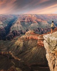 Scenic view of mountain range