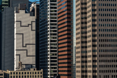 Low angle view of buildings in city