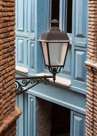 Closed window of house