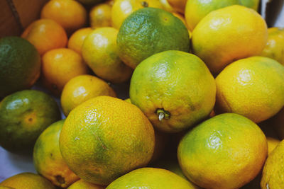 Close-up of fruits for sale at market stall