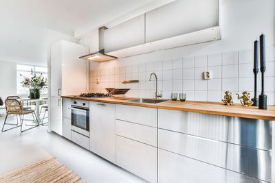 Interior of kitchen at home