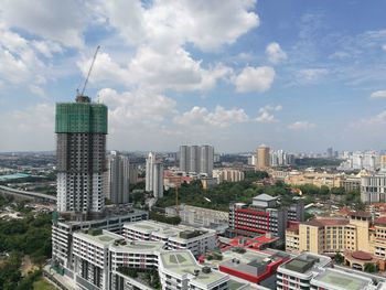 Cityscape against sky