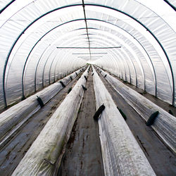 High angle view of tunnel