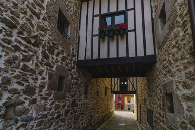 Low angle view of old building