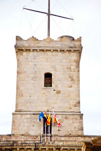 Low angle view of historical building