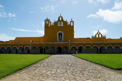 View of historic building against sky