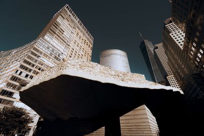 Low angle view of buildings against sky