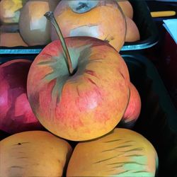 Close-up of fruits for sale in market