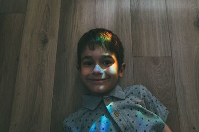 Close-up portrait of boy