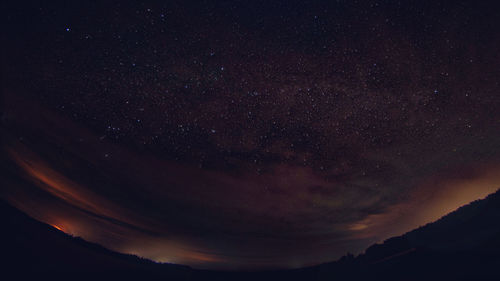 Night sky in spring