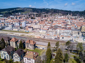 View of cityscape against sky