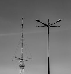 Monochrome communication tower minimalist architecture