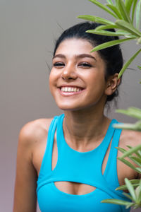 Close up portrait of a young teenager girl