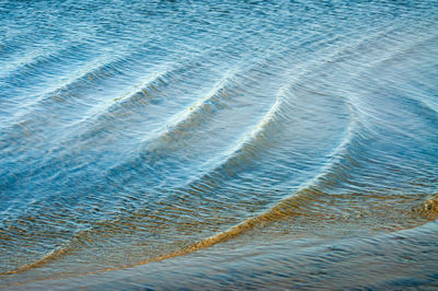 Full frame shot of waves of seawater