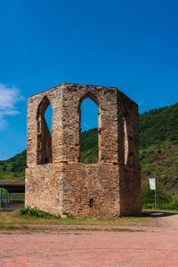 Stuben monastery ruin on the moselle, germany