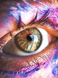 Full frame shot of human eye