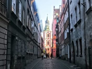 Street amidst buildings in city