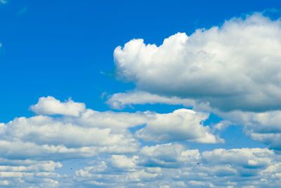 Low angle view of clouds in sky