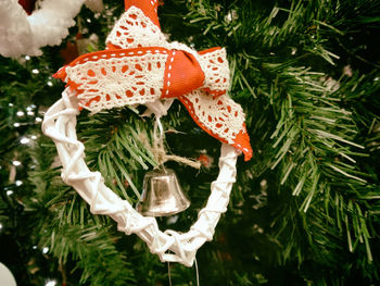 Close-up of christmas tree