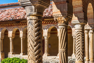 Low angle view of historical building