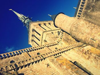 Low angle view of castle against sky