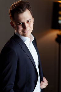 Portrait of a smiling young man