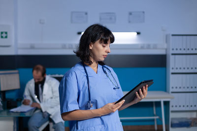 Young woman using mobile phone