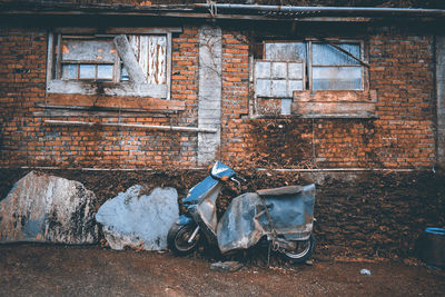 View of abandoned building