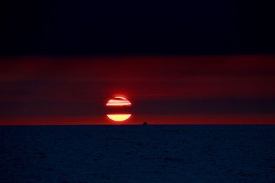 Sea at sunset