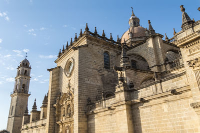 Low angle view of historical building