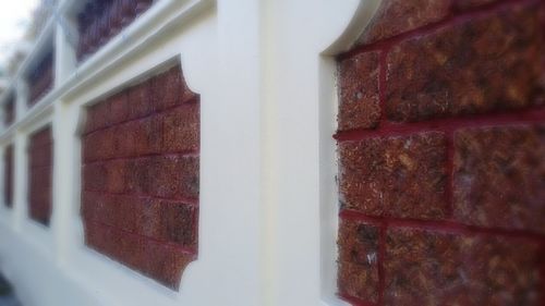 Close-up of brick wall