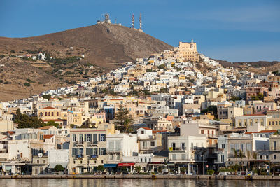 View of ermoupoli town, syros