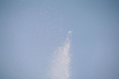 Low angle view of blue sky