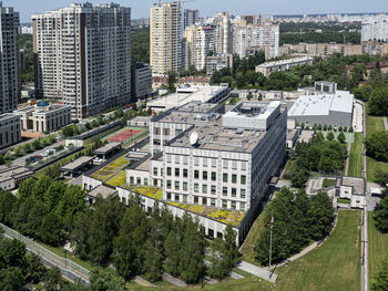 Aeial view of u.s. embassy, kyiv, ukraine