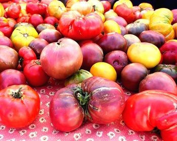 Full frame shot of food for sale