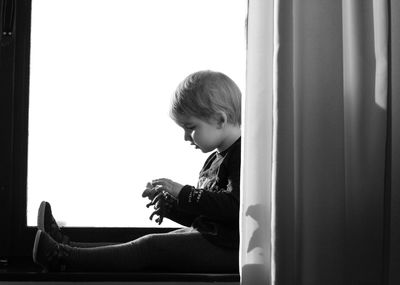 Boy playing