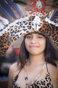 Portrait of a smiling young woman