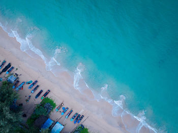 Aerial view of beach