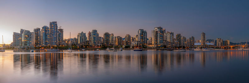 View of city at waterfront