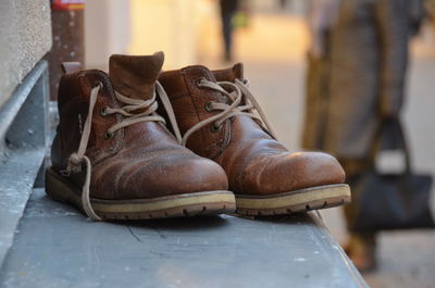 Close-up of shoes