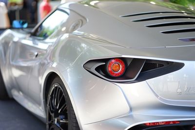 Close-up of vintage car