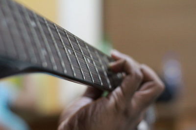 Close-up of guitar