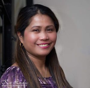 Portrait of a smiling young woman