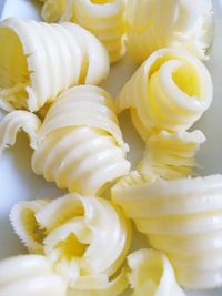 Full frame shot of yellow eggs