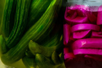 Full frame shot of purple roses