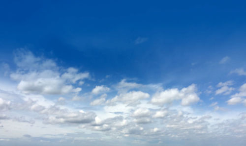 Low angle view of cloudy sky