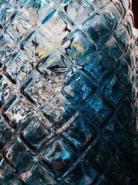 Full frame shot of ice glass