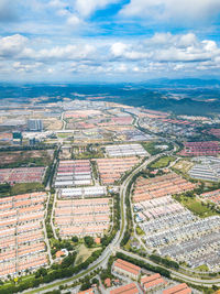 Aerial view of cityscape