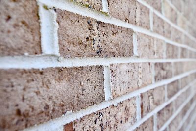 Close-up of brick wall