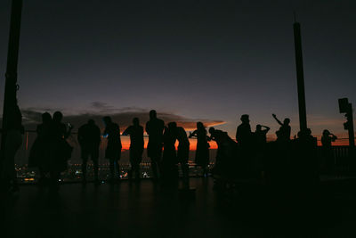 Group of people at airport